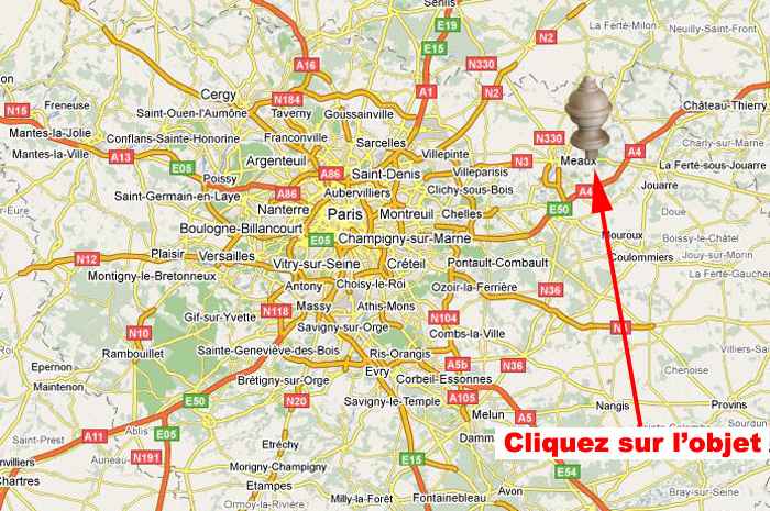 carte d'Ile de France